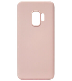 ADEL Premium Siliconen Back Cover Softcase Hoesje voor Samsung Galaxy S9 - Roze