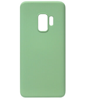 ADEL Premium Siliconen Back Cover Softcase Hoesje voor Samsung Galaxy S9 Plus - Groen
