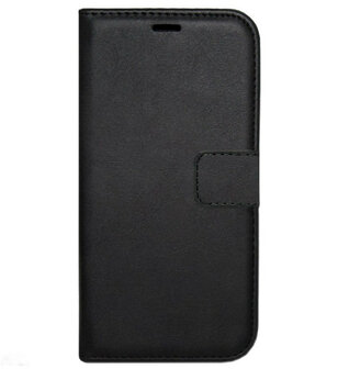 ADEL Kunstleren Book Case Portemonnee Pasjes Hoesje voor Samsung Galaxy S8 Plus - Zwart