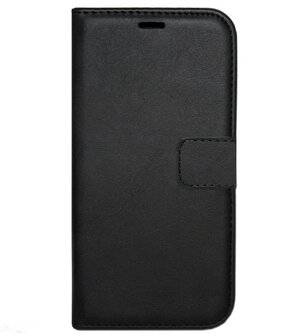 ADEL Kunstleren Book Case Portemonnee Pasjes Hoesje voor Samsung Galaxy S7 Edge - Zwart
