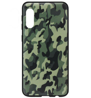 ADEL Siliconen Back Cover Softcase Hoesje voor Samsung Galaxy A50(s)/ A30s - Camouflage