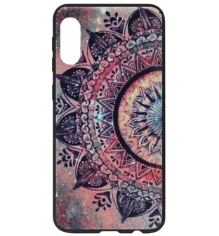 ADEL Siliconen Back Cover Softcase Hoesje voor Samsung Galaxy A50(s)/ A30s - Mandala Bloemen