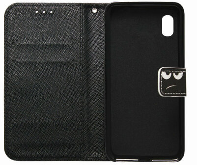 ADEL Kunstleren Book Case Portemonnee Pasjes Hoesje voor Samsung Galaxy A70(s) - Don&#039;t Touch My Phone