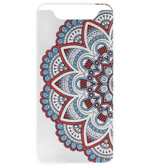 ADEL Siliconen Back Cover Softcase Hoesje voor Samsung Galaxy A80/ A90 - Mandala Bloemen