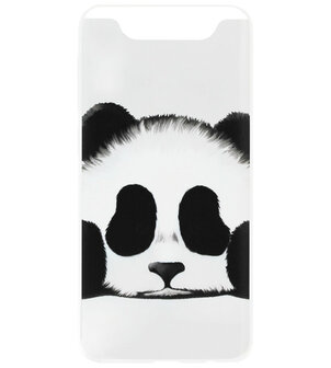 ADEL Siliconen Back Cover Softcase Hoesje voor Samsung Galaxy A80/ A90 - Panda