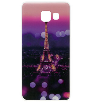 ADEL Siliconen Back Cover Softcase Hoesje voor Samsung Galaxy A3 (2016) - Parijs Eiffeltoren