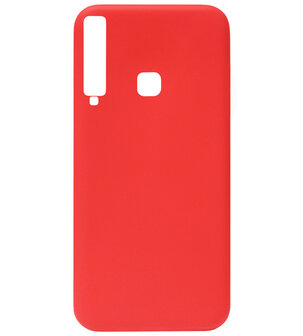 ADEL Siliconen Back Cover Softcase Hoesje voor Samsung Galaxy A9 (2018) - Rood