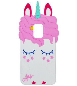 Aarde Alarmerend Verdikken ADEL Siliconen Back Cover Softcase Hoesje voor Samsung Galaxy S5 (Plus)/ S5  Neo - Eenhoorn Wit - Origineletelefoonhoesjes.nl