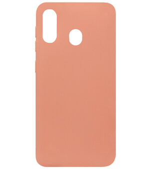 ADEL Siliconen Back Cover Softcase Hoesje voor Samsung Galaxy A40 - Oranje