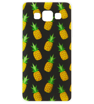 ADEL Siliconen Back Cover Softcase Hoesje voor Samsung Galaxy A5 (2015) - Ananas