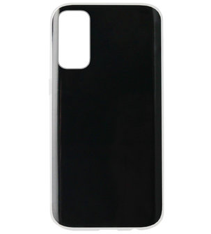 ADEL Siliconen Back Cover Softcase Hoesje voor Samsung Galaxy S20 - Doorzichtig