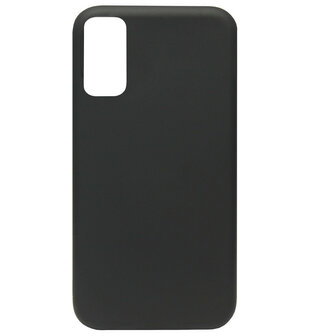 ADEL Premium Siliconen Back Cover Softcase Hoesje voor Samsung Galaxy S20 - Zwart