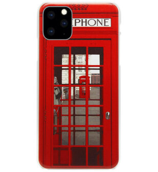 ADEL Kunststof Back Cover Hardcase Hoesje voor iPhone 11 Pro Max - Londen Telefooncel