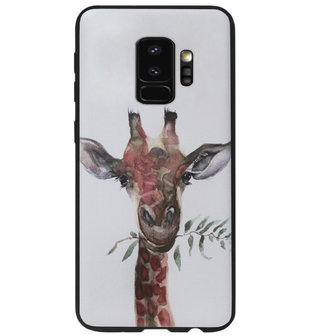 ADEL Siliconen Back Cover Softcase Hoesje voor Samsung Galaxy S9 - Giraf
