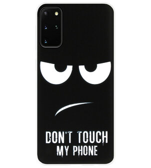 ADEL Siliconen Back Cover Softcase Hoesje voor Samsung Galaxy S20 - Don&#039;t Touch My Phone