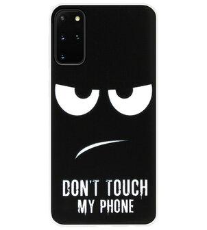 ADEL Siliconen Back Cover Softcase Hoesje voor Samsung Galaxy S20 Plus - Don&#039;t Touch My Phone