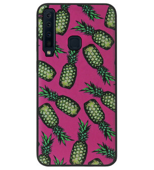 ADEL Siliconen Back Cover Softcase Hoesje voor Samsung Galaxy A9 (2018) - Ananas