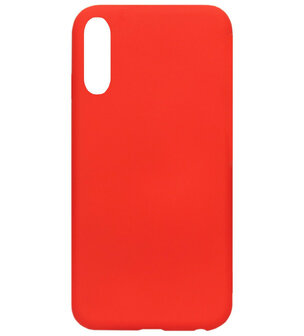 ADEL Premium Siliconen Back Cover Softcase Hoesje voor Samsung Galaxy A70(s) - Rood