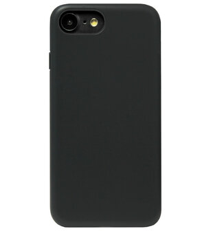 ADEL Tarwe Stro TPU Back Cover Softcase Hoesje voor iPhone 6/ 6S - Duurzaam afbreekbaar Milieuvriendelijk Zwart