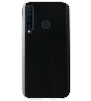ADEL Siliconen Back Cover Softcase Hoesje voor Samsung Galaxy A9 (2018) - Doorzichtig Transparant