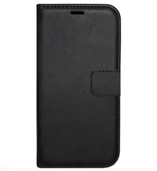 ADEL Kunstleren Book Case Portemonnee Pasjes Hoesje voor Samsung Galaxy S20 Plus - Zwart