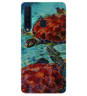 ADEL Siliconen Back Cover Softcase Hoesje voor Samsung Galaxy A9 (2018) - Schildpad Zee