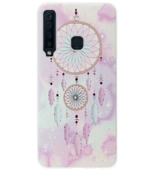 ADEL Siliconen Back Cover Softcase Hoesje voor Samsung Galaxy A9 (2018) - Dromenvanger Roze