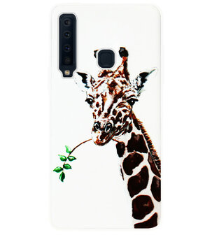 ADEL Siliconen Back Cover Softcase Hoesje voor Samsung Galaxy A9 (2018) - Giraffe