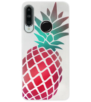 ADEL Siliconen Back Cover Softcase Hoesje voor Huawei P30 Lite - Ananas