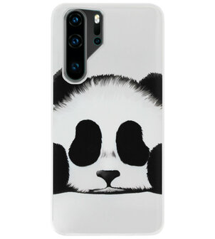 ADEL Siliconen Back Cover Softcase Hoesje voor Huawei P30 Pro - Panda