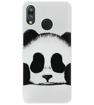 ADEL Siliconen Back Cover Softcase Hoesje voor Huawei P20 Lite (2018) - Panda