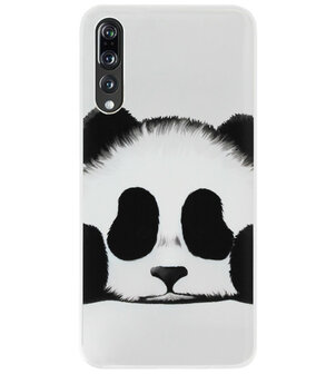 ADEL Siliconen Back Cover Softcase Hoesje voor Huawei P20 Pro - Panda