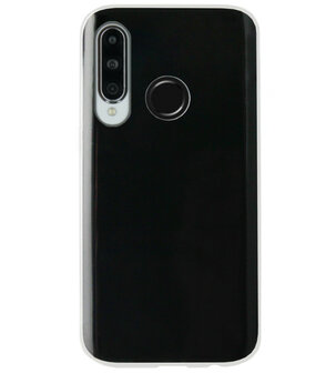 ADEL Siliconen Back Cover Softcase Hoesje voor Huawei P30 Lite - Doorzichtig Transparant