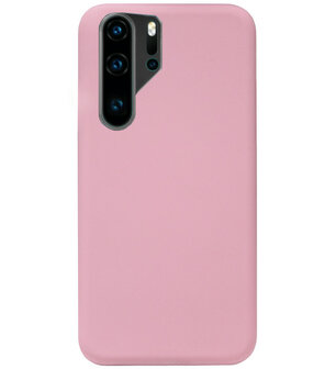 ADEL Siliconen Back Cover Softcase Hoesje voor Huawei P30 Pro - Roze