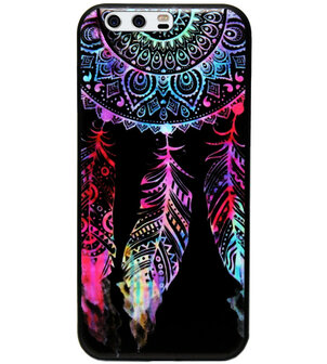 ADEL Siliconen Back Cover Softcase Hoesje voor Huawei P10 - Dromenvanger Kleur