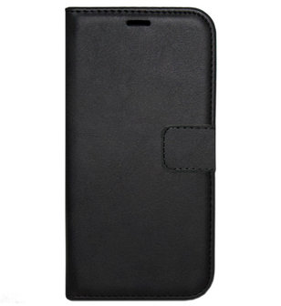 ADEL Kunstleren Book Case Pasjes Portemonnee Hoesje voor Huawei P20 Lite (2018) - Zwart
