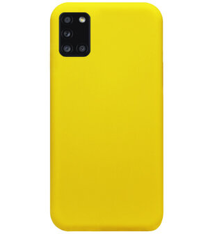 ADEL Siliconen Back Cover Softcase Hoesje voor Samsung Galaxy A31 - Geel