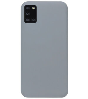 ADEL Siliconen Back Cover Softcase Hoesje voor Samsung Galaxy A31 - Grijs
