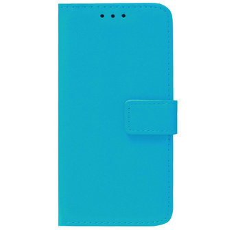 ADEL Kunstleren Book Case Pasjes Portemonnee Hoesje voor Samsung Galaxy S7 Edge - Blauw