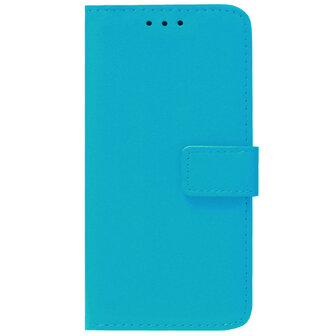 ADEL Kunstleren Book Case Pasjes Portemonnee Hoesje voor Samsung Galaxy S9 Plus - Blauw