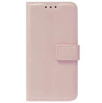 ADEL Kunstleren Book Case Pasjes Portemonnee Hoesje voor Samsung Galaxy S10 - Goud Rose