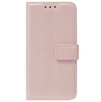 ADEL Kunstleren Book Case Pasjes Portemonnee Hoesje voor Samsung Galaxy S20 Plus - Goud Rose