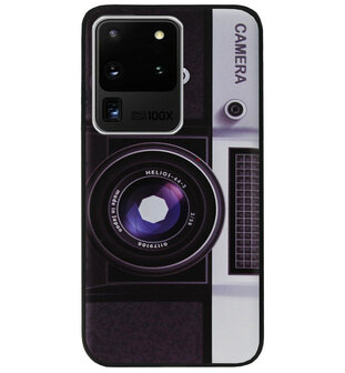 ADEL Siliconen Back Cover Softcase Hoesje voor Samsung Galaxy S20 Ultra - Fotocamera