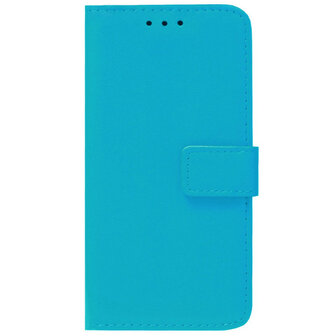 ADEL Kunstleren Book Case Pasjes Portemonnee Hoesje voor Samsung Galaxy J7 (2016) - Blauw