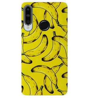 ADEL Siliconen Back Cover Softcase Hoesje voor Huawei P30 Lite - Bananen