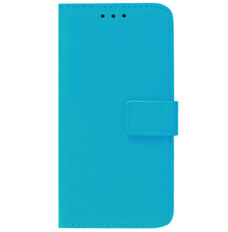 ADEL Kunstleren Book Case Pasjes Portemonnee Hoesje voor Samsung Galaxy A41 - Blauw