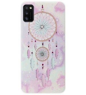 ADEL Siliconen Back Cover Softcase Hoesje voor Samsung Galaxy A41 - Dromenvanger