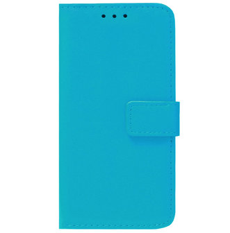 ADEL Kunstleren Book Case Pasjes Portemonnee Hoesje voor Samsung Galaxy A71 - Blauw