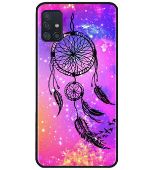 ADEL Siliconen Back Cover Softcase Hoesje voor Samsung Galaxy A71 - Dromenvanger Kleur