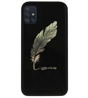 ADEL Siliconen Back Cover Softcase Hoesje voor Samsung Galaxy A71 - Veer